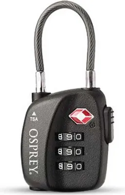 Produktbild von Osprey Tsa 3 Kabelbinder-schloss Schwarz  Schwarz One Size