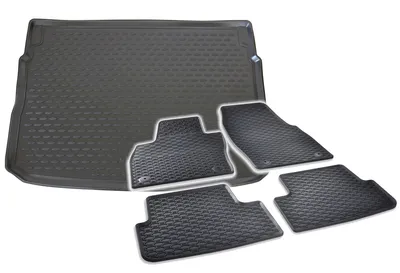 Produktbild von Gummi Kofferraumwanne + Fußmatten Set für Seat Arona, Bj. 2017-