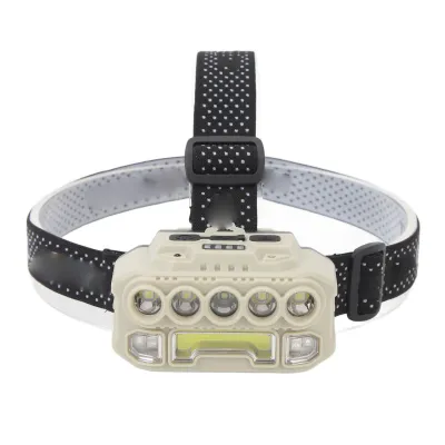 Produktbild von Superhelle Stirnlampe, wiederaufladbare Stirnlampe, Bewegungssensor-Stirnlampe, Power-Indikator-Stirnlampe, USB-Lade-Stirnlampe, tragbare Stirnlampe