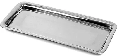 Obrázek produktu pro ORION Servírovací podnos Servírovací talíř Ocelový servírovací talíř obdélníkový 39 x 17 cm