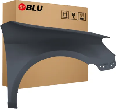 Immagine prodotto di BLU Parafango compatibile con VW Volkswagen GOLF VI 6 Kombi LA7T Destra Grau VereintGrau | 2008-2016 | Anteriore | Verniciato | Pronto per il montaggio | Acciaio