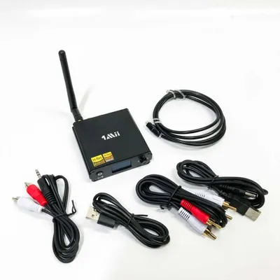 Produktbild von 1Mii Bluetooth-Adapter für Stereo-Receiver mit LDAC, Bluetooth 5.1 Hi-Res-Audio-Receiver für Lautsprecher mit audiophilem DAC/AptX HD/Low Latency/AAC, optischen/RCA-Ausgängen, USB-Eingang - DS220