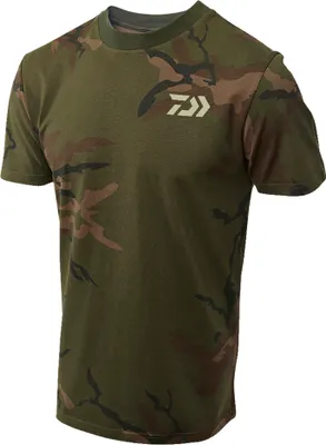 Produktbild von DAIWA Carp Camo T-Shirt, M, grün-camouflage, Kurzarm-Shirt, 18865-020