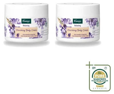 Imagen del producto de 2 cremas corporales relajantes de lavanda Kneipp - 200 ml - Pack ahorro - 2 unidades