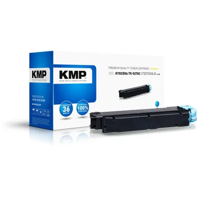 Produktbild von KMP K-T86 Toner cyan kompatibel mit Kyocera TK-5270 C