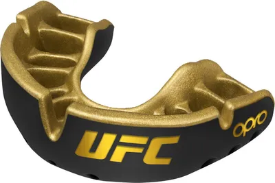 Produktbild von OPRO Gold Level UFC Mundschutz, Mundschutz Sport Erwachsene und Kinder, mit Vorgesetzter Komfort für Boxen, Lacrosse, MMA, Kampfsport, Hockey und alle Kontaktsportarten (Schwarz, Erwachsene)