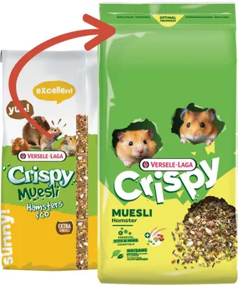 Productafbeelding van Versele-Laga Crispy Muesli Hamster | 750 g, 2,5 kg en 9 kg 9KG