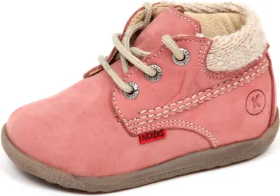 Image de E2254 sneaker bimba rosa KICKERS KELP scarpe nabuk chaussure enfant baby girl
