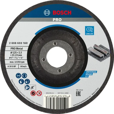 Immagine prodotto di Bosch PRO Metal TS, 125 x 2,5 x 22,23 mm,