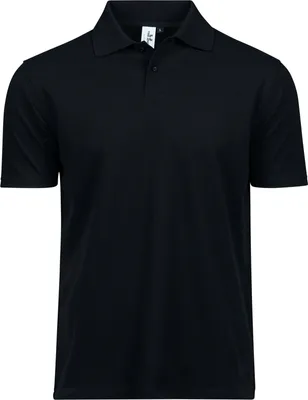 Produktbild von Tee Jays 1200 | Power Polo - Herren Poloshirt - Waschbar bis 60 °C - Farbe: Black - Größe: XXL