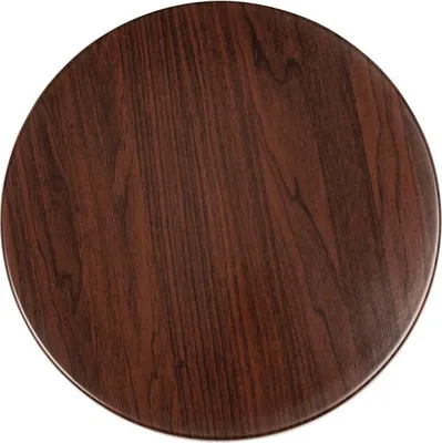 Produktbild von Bolero Runde Tischplatte Dunkelbraun 60Cm