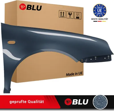 Image de BLU Aile Compatible avec VW Volkswagen Golf IV 4 LC7V Droite Blau BlauAnthrazit | 1997-2006 | Avant | Peint| Prêt à Monter | Galvanisé