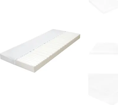 Produktbild von vidaXL Matratze 180 x 200 cm 7 Zonen PolyurethanSchaum 10 cm H2 H3 - Matratzen