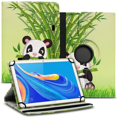 Produktbild von Tablet Tasche für Lenovo Tab 4 10 / Tab 4 10 Plus Schutzhülle Hülle Case DrehbarFarbe Uni 360 Taschen:Motiv 12
