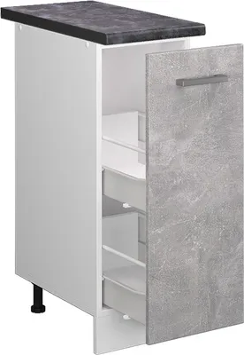 Produktbild von Apothekerschrank Vicco R-Line Beton 30 cm , AP Anthrazit, Model 46875