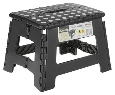 Produktbild von GEKO | Klapphocker faltbar, Camping Hocker, Kinder Badhocker, bis 150 kg, 25x32x22cm