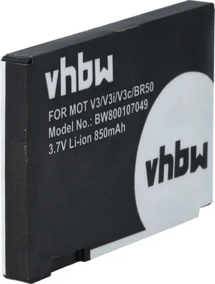 Produktbild von vhbw Akku kompatibel mit Motorola Prolife 300, 500 Handy Smartphone Telefon (850 mAh, 3,7 V, Li-Ion)
