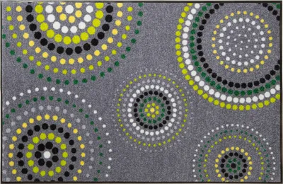 Produktbild von Erwin Müller Fußmatte Ludwigshafen" grau/grün 40x60 cm"