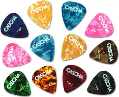 Produktbild von CASCHA HH 2002 Celluloid Guitar Pick Set