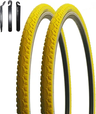Immagine prodotto di 2 pneumatici Kenda K-935 in giallo 40-622 (28 x 1,5) incl. leve per pneumatici maxxi4you