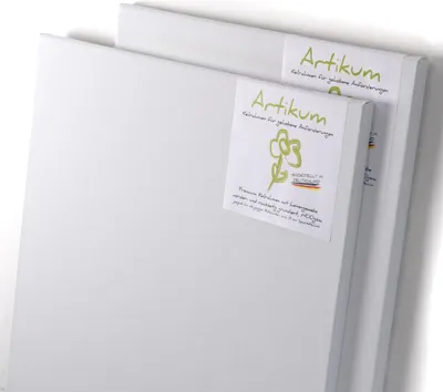 Produktbild von 2x ARTIKUM LEINEN | PREMIUM LEINWAND auf KEILRAHMEN 80x100cm |