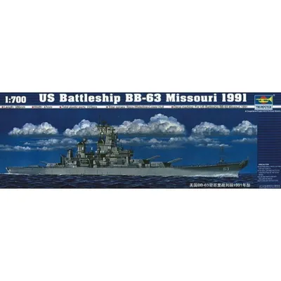 Produktbild von Trumpeter Schlachtschiff USS Missouri BB-63 1991 1:700, 05705