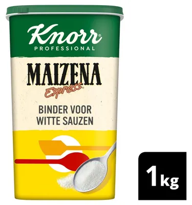 Obrázok produktu pre Knorr Maizena Express – Zahušťovadlo na biele omáčky, 1000 g – Rýchlo zahušťuje omáčky, polievky a pokrmy gratinované v rúre