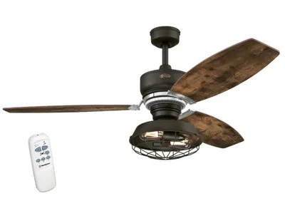 Obrázok produktu pre Stropný ventilátor s LED osvetlením a diaľkovým ovládaním Welford 137 cm