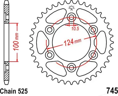 Image de ESJOT Kettenrad "29021"
525