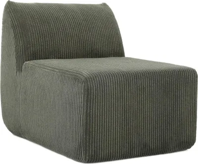 Zdjęcie produktu dla HOMLA Fotel modułowy SVELA oliwkowy sztruksowy 59,5x80x62 cm