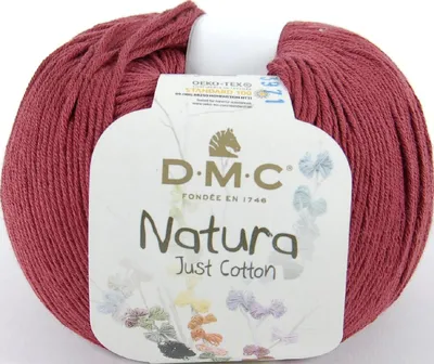 Productafbeelding van DMC Natura Just Baumwolle - zacht en mat garen, 100% gekamd katoen, kleur 302 (kleur N34)