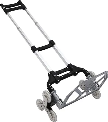 Immagine prodotto di Carrello a mano, portata 75 kg, design pieghevole, nero