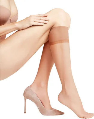 Produktbild von FALKE Shelina 12 DEN Feinkniestrümpfe Damen noisette 35-38