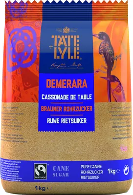 Image de Sucre de canne brun Demerara, commerce équitable, 1000 g