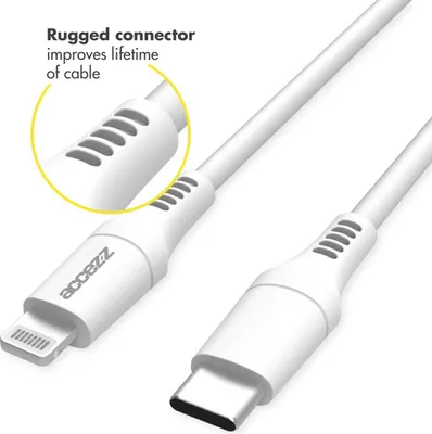 Imagen del producto de Cable Lightning a USB-C - MFi - 1 metro - Blanco