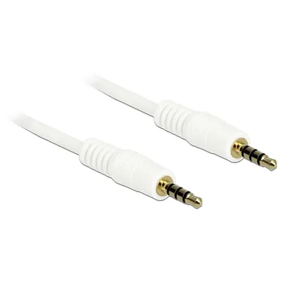 Produktbild von DeLOCK 83440, 3.5mm, Männlich, 3.5mm, Männlich, 1 m, Weiß