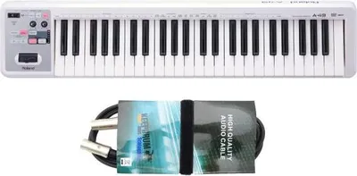 Immagine prodotto di Roland A-49 - Tastiera bianca con cavo MIDI