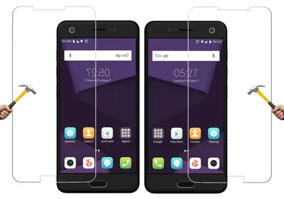 Produktbild von ino 2x Schutzglas  kompatibel mit ZTE Blade V8 Panzerglas Panzerfolie Displayschutzglas Schutz Glasfolie Displayglas 9H