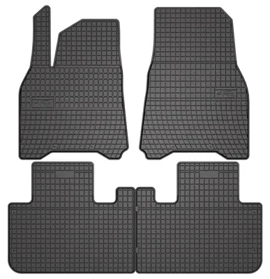Zdjęcie produktu dla Dywaniki gumowe do Tesla Model Y 2020- (crossover) – 4 szt., czarne, dopasowane – Wielganizator SolidPRO