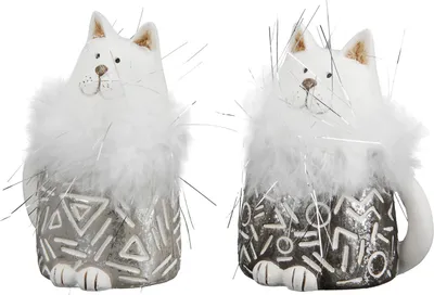Produktbild von GILDE Poly Katze "Boa" VE 6 so