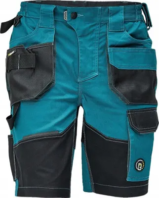 Productafbeelding van Cerva Dayboro werkbroek, turquoise, maat 52, heren