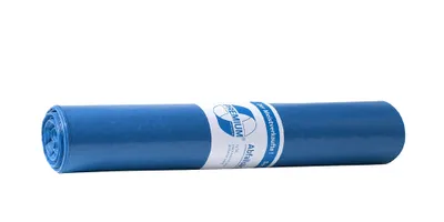 Produktbild von DEISS 20013 - PREMIUM - 120 Liter Abfallsäcke Typ 60 BLAU - 25 Stk. auf Rolle / Recycling-LDPE / Emil Deiss / Abfallsäcke / Typ 60