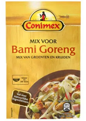 Produktbild von Conimex Mix Bami Goreng 48g – Würzmischung für authentische indonesische Bami Goreng