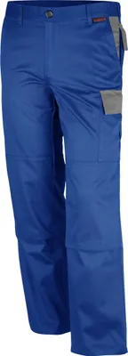 Produktbild von Qualitex Bundhose - stylische Arbeitshose - faserverstätkt MG 300 g - xtra strapazierfähig - in Farbe: kornblau/hellgrau - Herren: 24