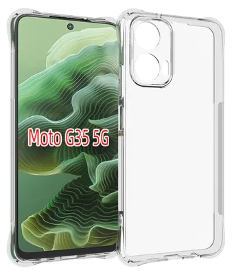 Produktbild von Für Motorola Moto G35 Silikon TPU Schutz Handy Hülle Dünn Flexibel Transparent