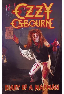 Produktbild von Ozzy Osbourne - "Diary Of A Madman" Poster, Stoff RO15658 (Einheitsgröße) (Bunt)