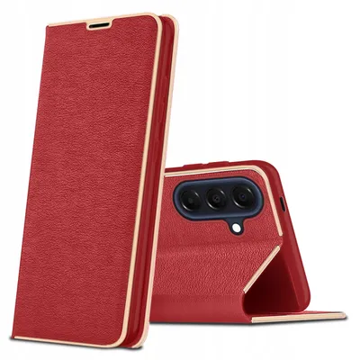 Produktbild von Hülle für Samsung A36 5G – Magnet-Hülle im Brieftaschenstil + 9H-Displayschutzglas