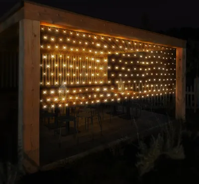 Produktbild von Nedis LICHTERNETZ 160 LED WW AUSSEN, Girlande, Grün, Weiß, Weihnachten, 5 m, Junge/Mädchen, Modern