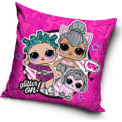 Obrázek produktu pro Povlak na polštářek L.O.L. Surprise Glitter On 40x40 cm