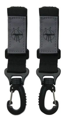 Image de Lässig Crochets pour poussette (2 pcs) - Stroller Hooks, black